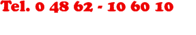 Tel. 0 48 62 - 10 60 10